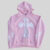 Pink Cross Zip Hoodie