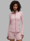 Pink and Gold Lululemon Define Jacket Nulu