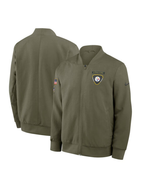 Pittsburgh Steelers Salute to Service Bomber Jacket 2025