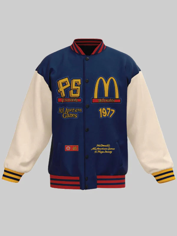 Playa_Society_x_McDonalds_All_American_Games_Varsity_Jacket_Blue and White