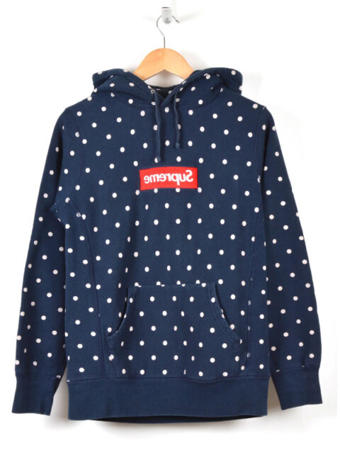 Polka Dot Supreme Hoodie Blue