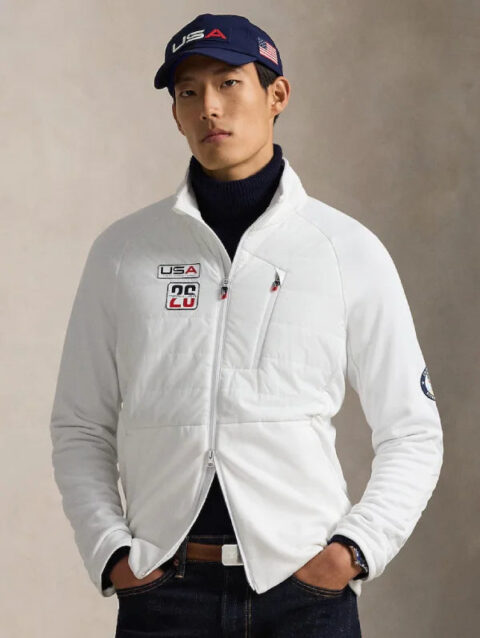 Polo Ralph Lauren Team USA 2026 Winter Olympics Hybrid Jacket White