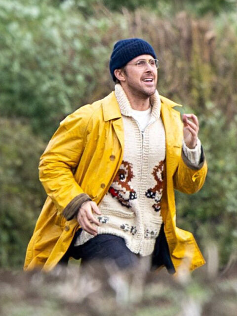 Project Hail Mary Ryland Grace Yellow Leather Coat