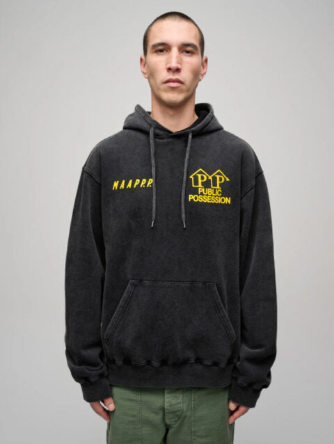 Public Possession x MAAP Slow Rider Hoodie Grey