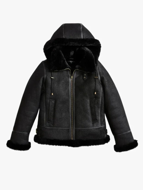 Quince 100% Shearling Cold Weather Bomber Jacket
