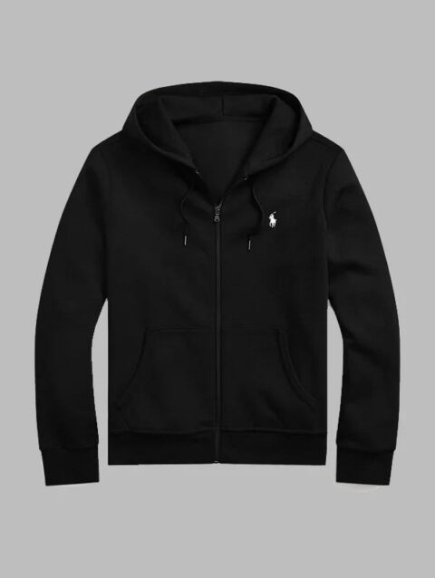 Ralph Lauren Polo Zip Up Hoodie Black