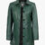 Real Green Coat 34-length Jacket For Women