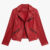 Red Rider Women Motorcycle Red Leather Jacket