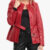 Red Woman Lakes Leather Guignard Jacket