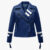 Reese Ladies Navy Blue Moto Jacket