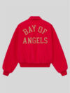 Rhude Bay Of Angels Corduroy Jacket Red