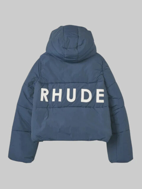 Rhude Puffer Jacket Blue