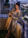 Rihanna Fur Coat