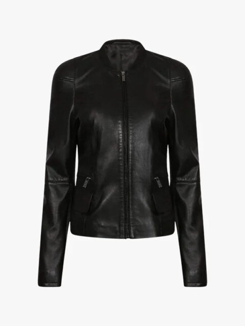 Saint and Sofia Blane Leather Jacket