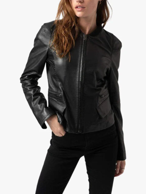 Saint and Sofia Blane Women Leather Jacket