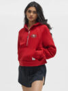 San Francisco 49ers lululemon College Crimson Scuba Half-Zip Hoodie