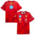Scuderia Ferrari 2025 Special Edition Las Vegas Race T-Shirt Red