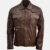 Sheep Brown Leather Jacket