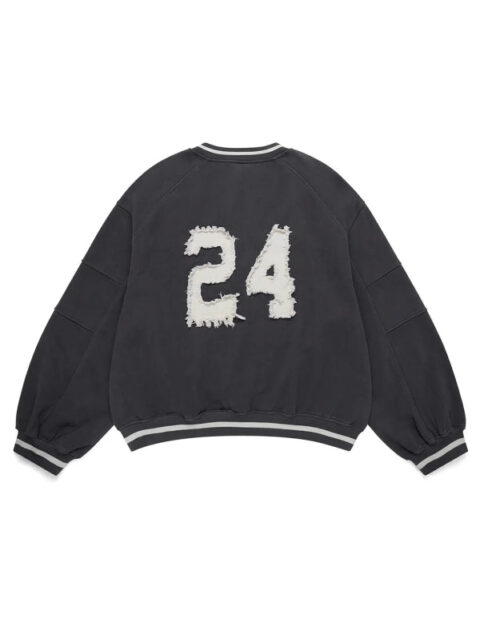 Shinzo 24 Futtoboru Heavyweight Washed Black Jersey Crewneck