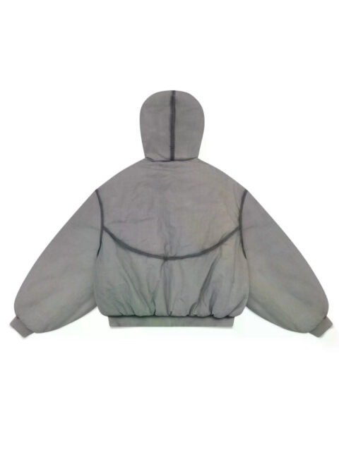 Shinzo A1 Bomber Puffer Jacket Grey