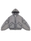 Shinzo Ishigaki Grey A1 Bomber Puffer Jacket