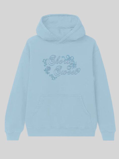 Short N Sweet Sabrina Carpenter Hoodie Blue