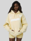 Sisters and Seekers Motif Hoodie Butter Yellow