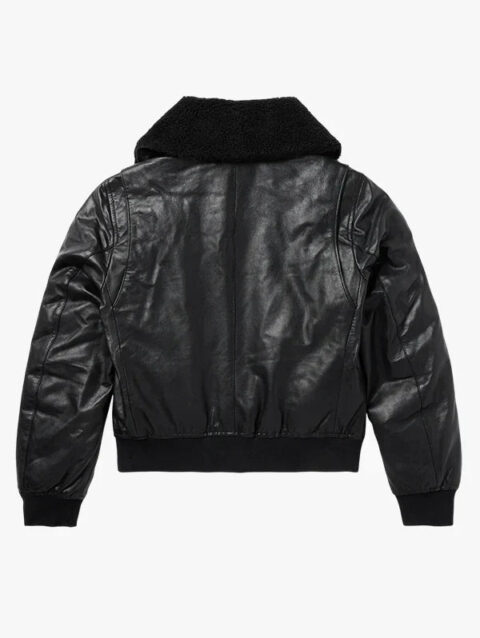 Stetson Shearling Leather Bomber Jacket