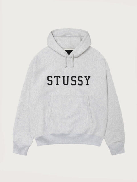 Stussy Applique Hoodie Grey