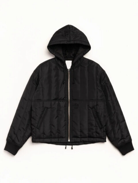 Stussy Quilted Nylon Work Jacket Black