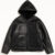 Stussy Shearling Hooded Jacket Black
