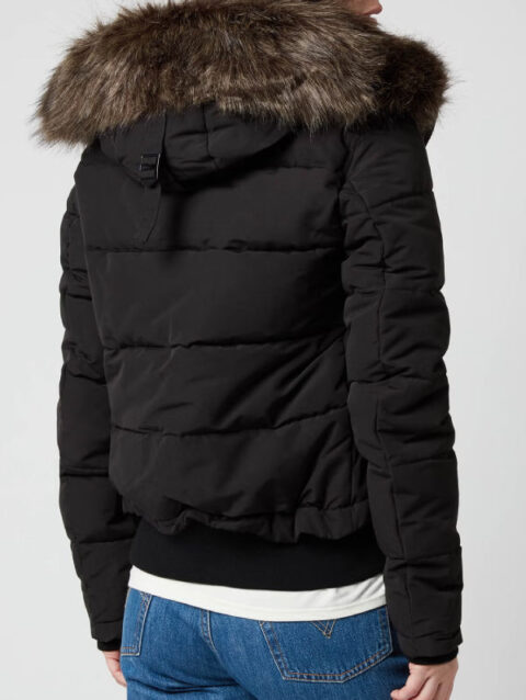 Superdry Womens Everest Bomber Jacket Black
