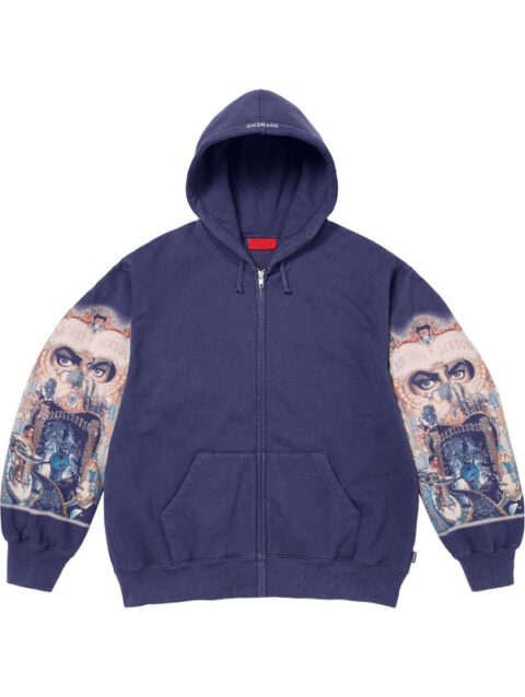 Supreme Michael Jackson Dangerous Zip-Up Hooded Sweatshirt