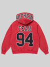 Supreme Team 94 Hooded Sweatshirt Red