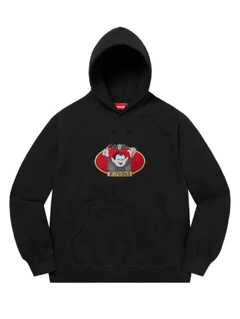 Supreme Vampire Hoodie Black