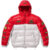 Supreme x Fox Racing Shiny Down Puffer Jacket White_Red