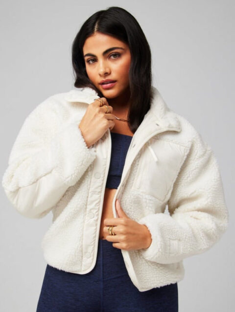 Tahoe Teddy Jacket White