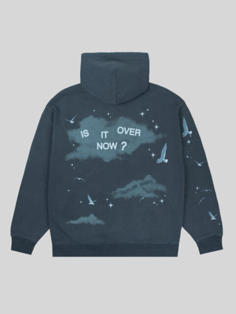 Taylor Swift 1989 Is It Over Now Zip-Up Hoodie Blue
