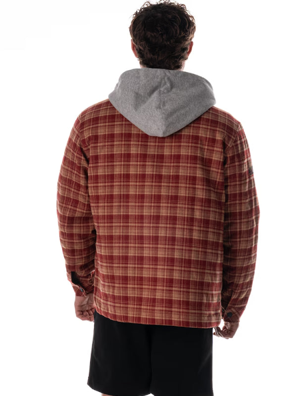 The Wild Collective Scarlet San Francisco 49ers Pride Flannel Full-Snap Jacket