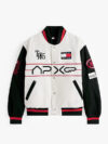 Tommy Hilfiger The APXGP Collection Satin Boxy Varsity Jacket