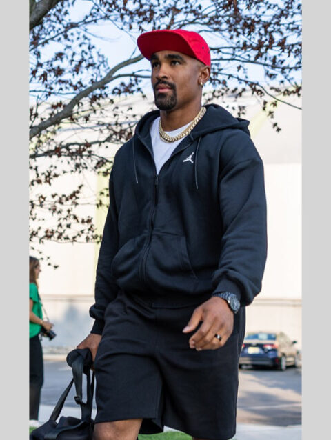 Training Camp Jalen Hurts Jordan Hoodie Black