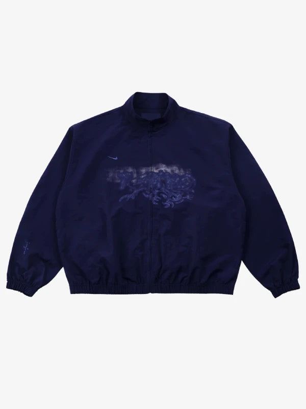 Travis Scott Cactus Jack x Fragment x Nike Tokyo Windbreaker Zip Jacket Blue