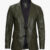 Two Button Leather Blazer Mens Style
