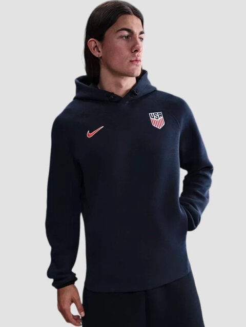 USMNT Tech Nike Soccer Fleece Hoodie Blue
