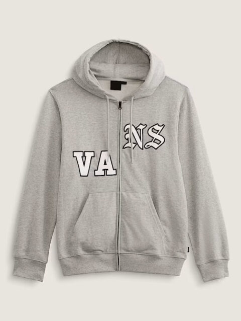 Vans Zip Up Hoodie Grey