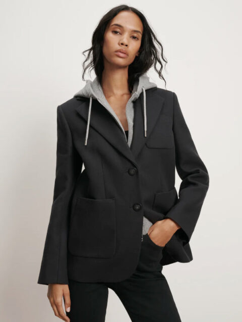 Veronica Beard Bankes Oversized Dickey Jacket Blazer