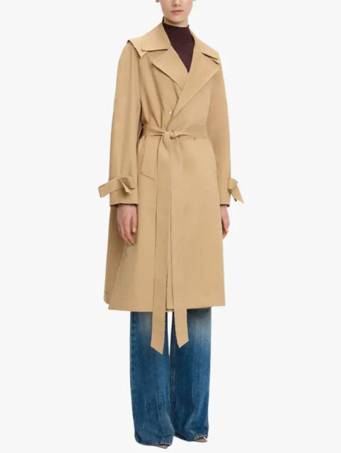 Victoria Beckham Raglan belted Long trench coat