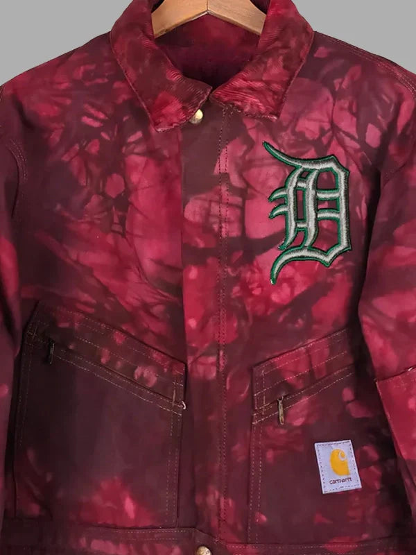 Vintage Carhartt X Detroit Camo Jacket Red