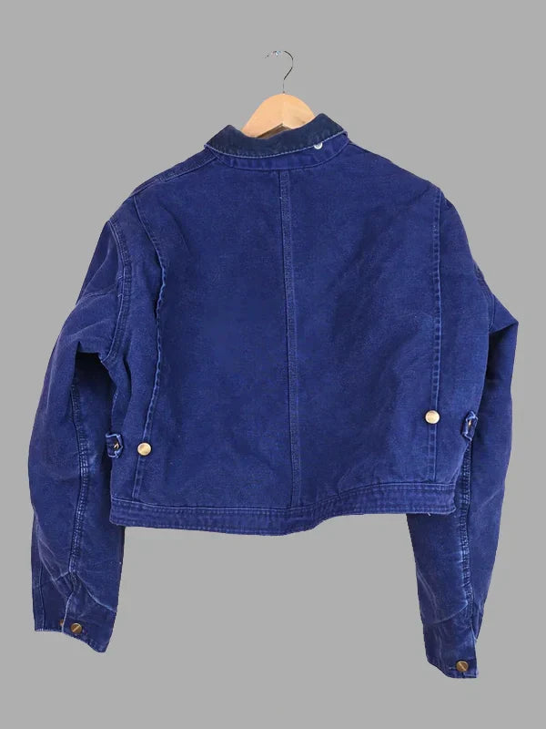 Vintage Carhartt X LA Dodgers Blue Denim Jacket