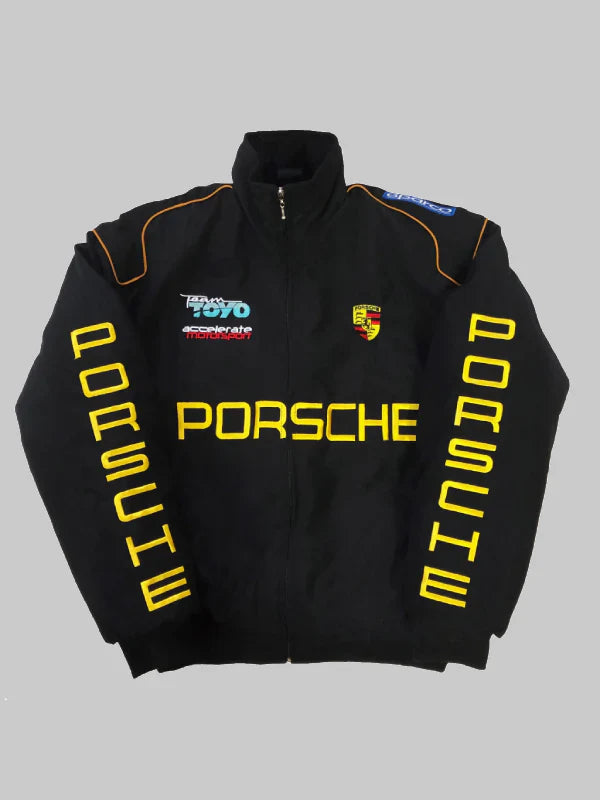 Vintage Porsche Jacket Black